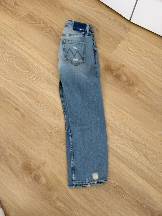 MOTHER Blue Denim Jeans - Picture 2 of 4